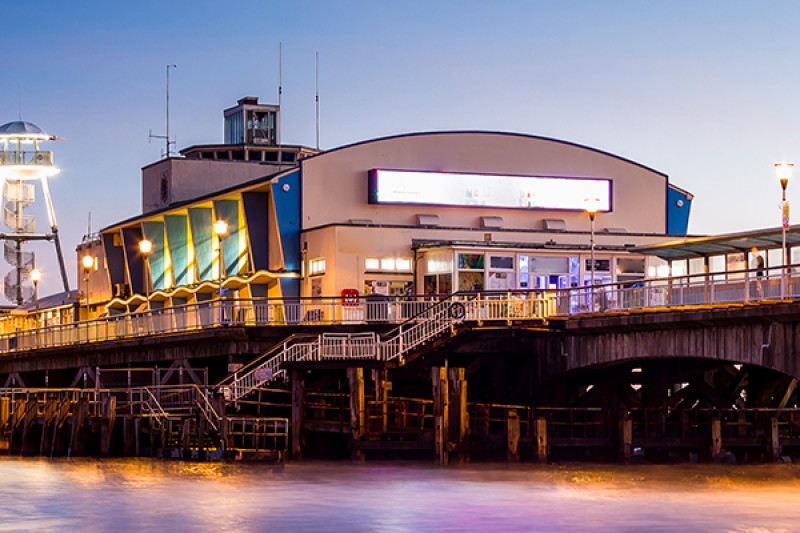 Bournemouth Pier at night