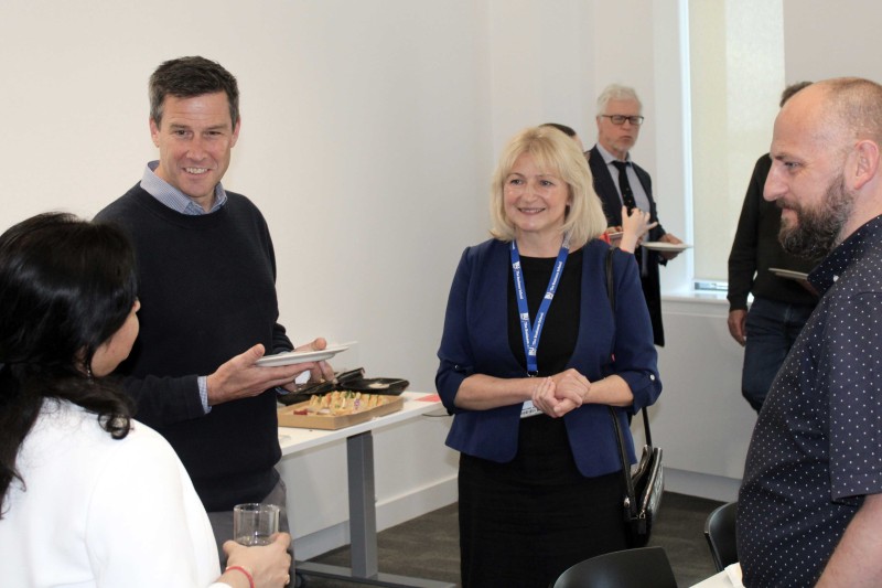 Networking with local businesses at the CSBT masterclass event