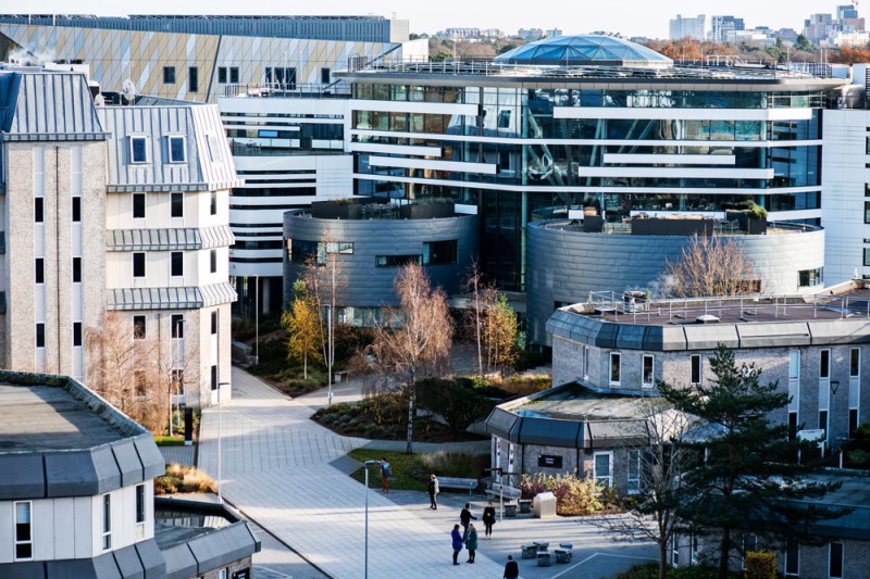 Talbot Campus pictured from Poole House
