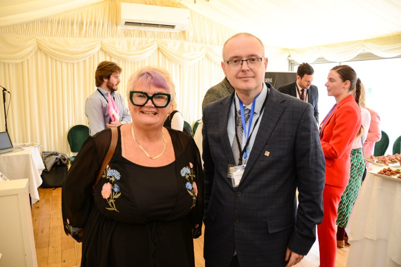 Carolyn Harris MP and Prof John McAlaney