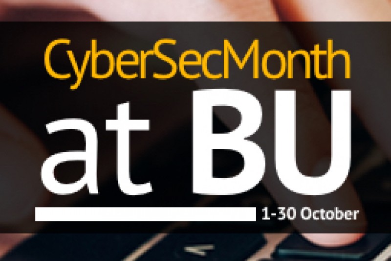 Cyber security month logo