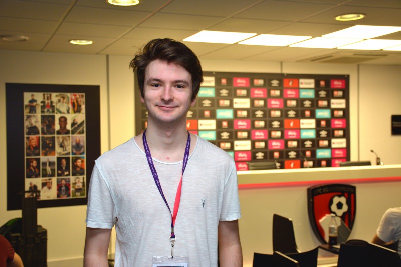 Students on our BA (Hons) Multimedia Journalism course can take advantage of BU’s partnership with AFC Bournemouth to cover home games, attend pre-match conferences and conduct interviews at Vitality Stadium Students on our BA (Hons) Multimedia Journalism course can take advantage of BU’s partnership with AFC Bournemouth to cover home games, attend pre-match conferences and conduct interviews at Vitality Stadium