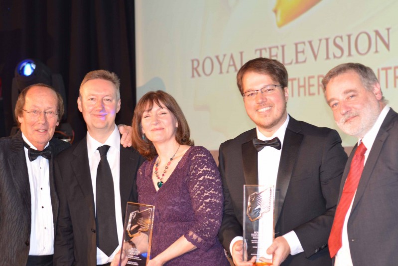 Fred Dinenage and the RedBalloon team at RTS Awards