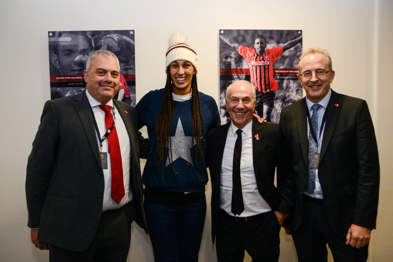 Geva Mentor in the AFC Bournemouth boardroom