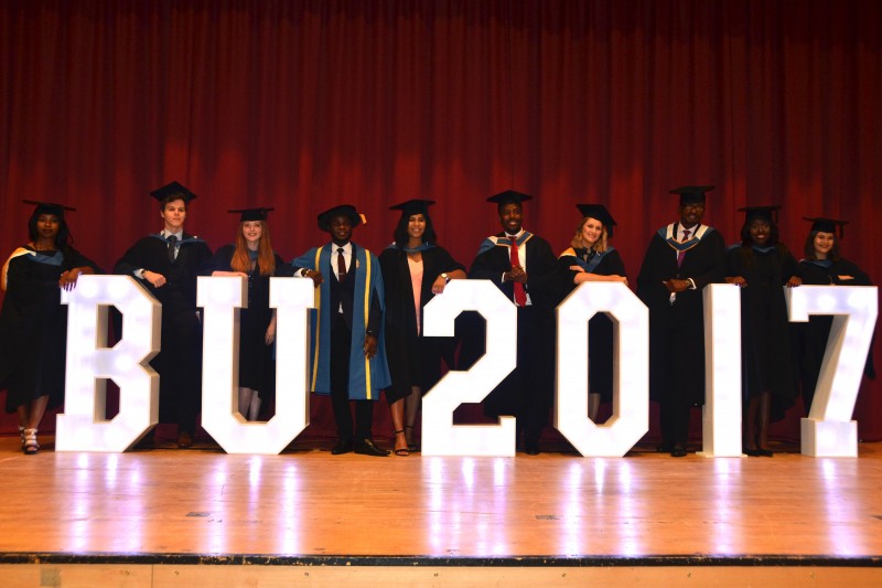 Graduation 2017 BU2017 letters Graduation 2017 BU2017 letters