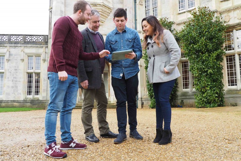 Highcliffe Castle students Highcliffe Castle students