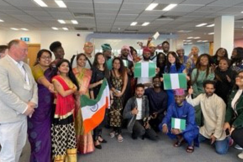Attendees gather to celebrate International Culture Day