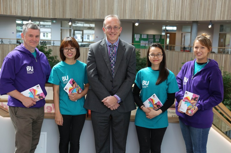 Professor John Vinney with FoL volunteers