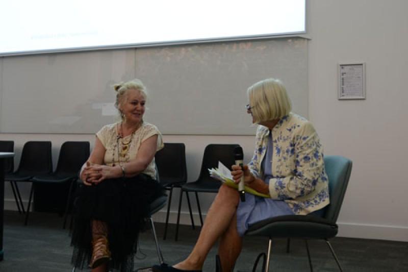 Kate Adie and Paula Harriott in conversation