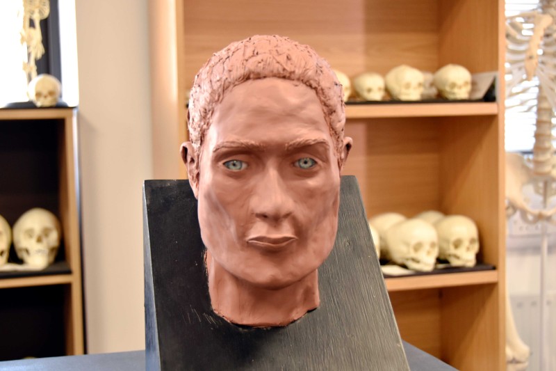 The facial reconstruction of Kimmeridge Woman The facial reconstruction of Kimmeridge Woman