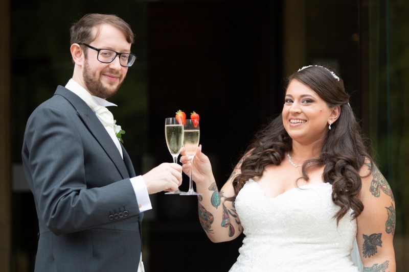 Lauren and Rupert at their wedding