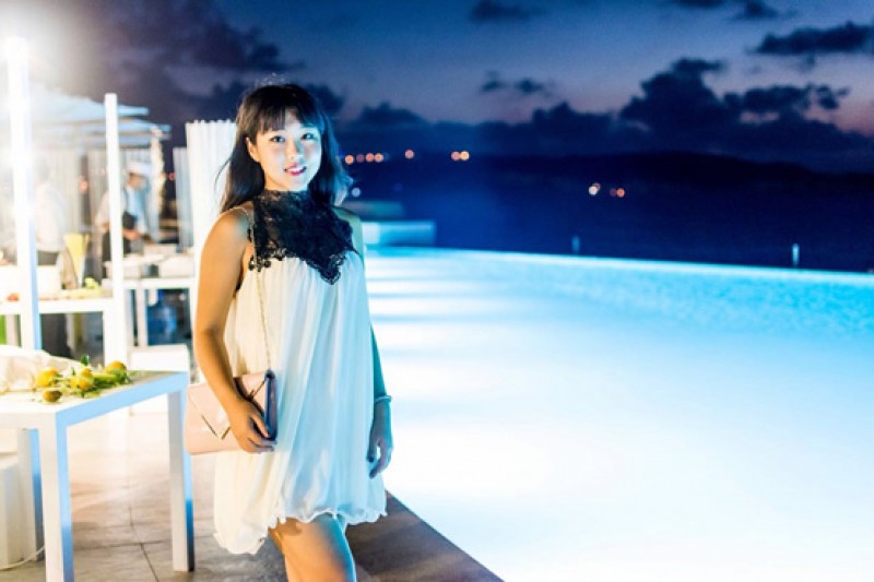 Liyuan at her hotel in Malta