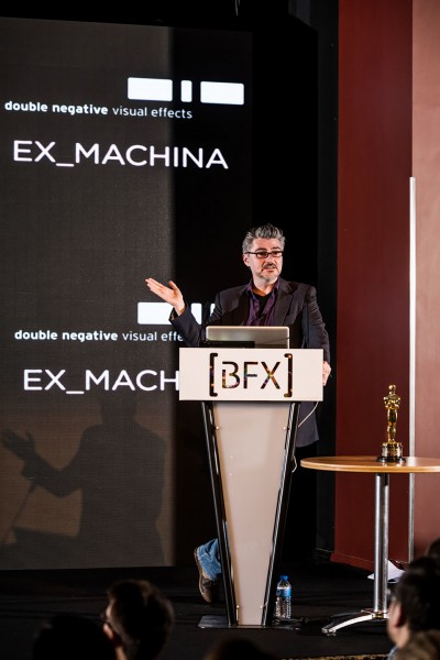 Mark Ardington with Oscar at BFX Mark Ardington with Oscar at BFX