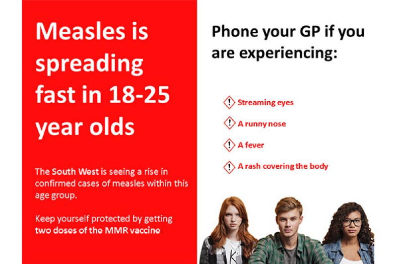 Measles is spreading poster