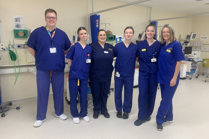 Operating Department Practice workers at Bournemouth Hospital