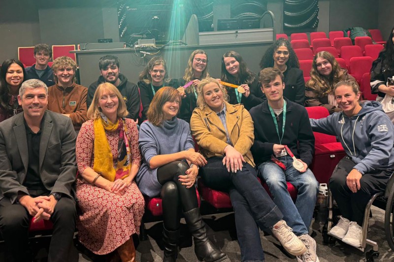 BU Students and guest at the screening BU Students and guests at the screening