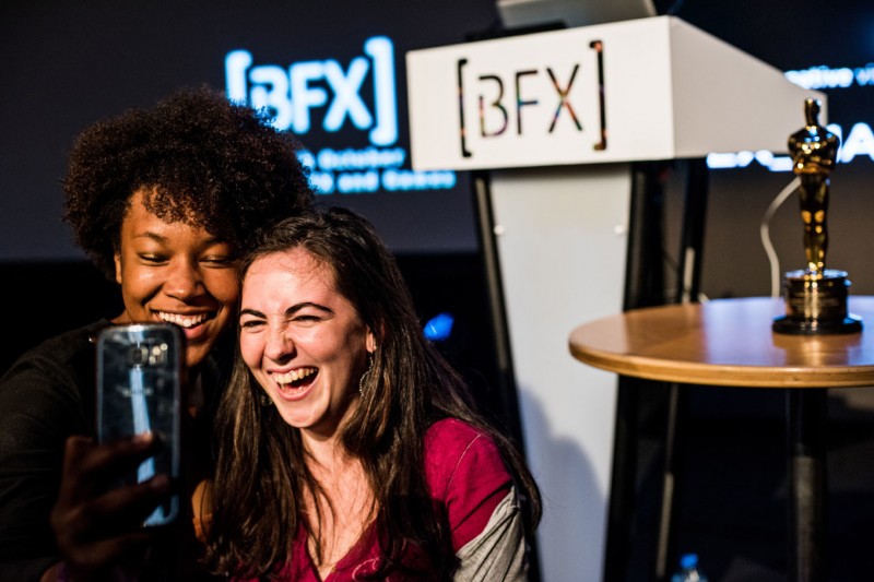 People enjoying BFX with Oscar People enjoying BFX with Oscar
