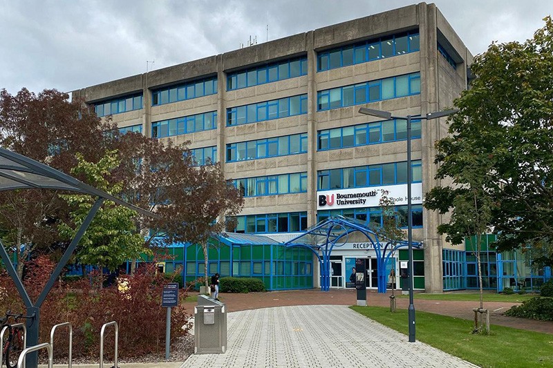 Poole House from bus hub