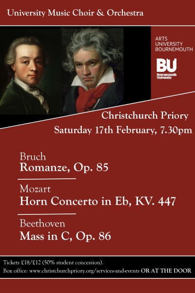 University Music: Choral and Orchestral Concert - 17 Feb 2024