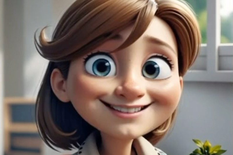 An interviewee turned into an avatar for the election reports An interviewee turned into an avatar for the election reports