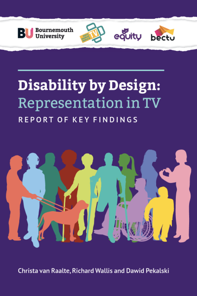 The front cover of the Disability by Design report 