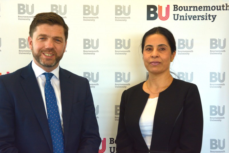 Stephen Crabb MP and Sangeeta Khorana Stephen Crabb MP and Sangeeta Khorana