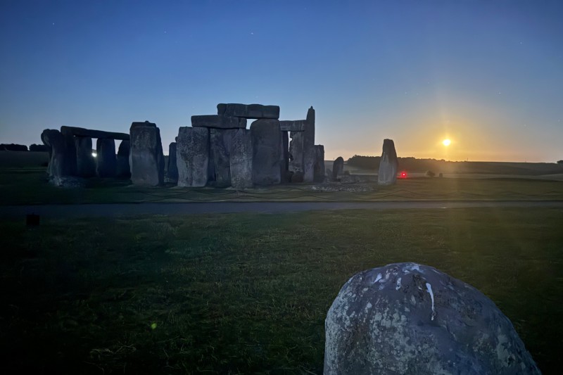 Stonehenge during the 2024 Major Lunar Standstill Stonehenge during the 2024 Major Lunar Standstill