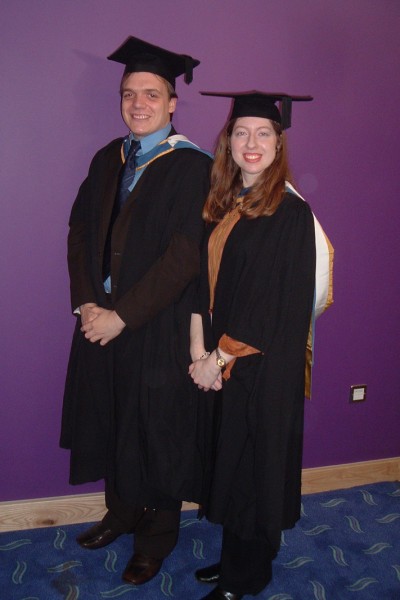 Suzy and Robert at their graduation