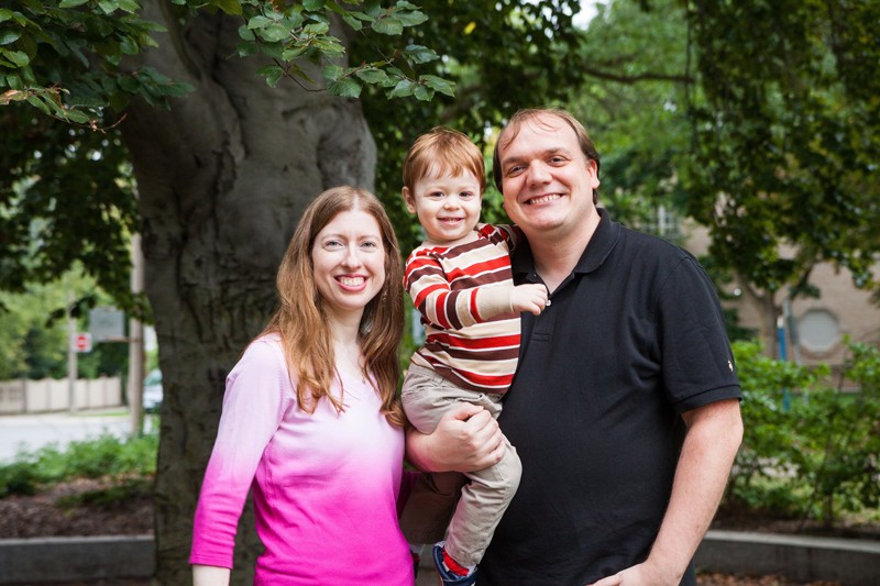 Suzy and Robert with their son, Benjamin