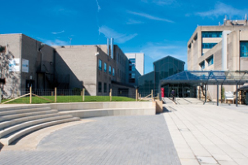 an image of talbot campus courtyard