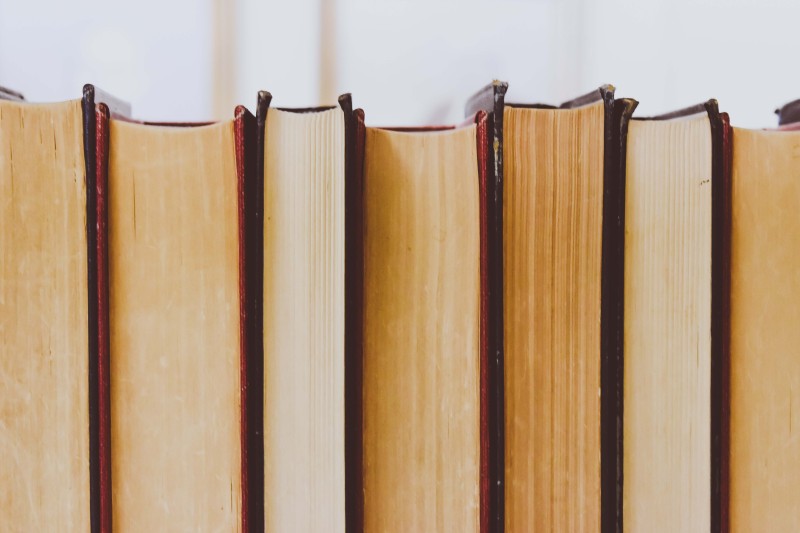 A close up of pages of books A close up of pages of books