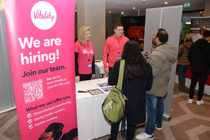 Vitality Insurance - one of the businesses exhibiting at the event