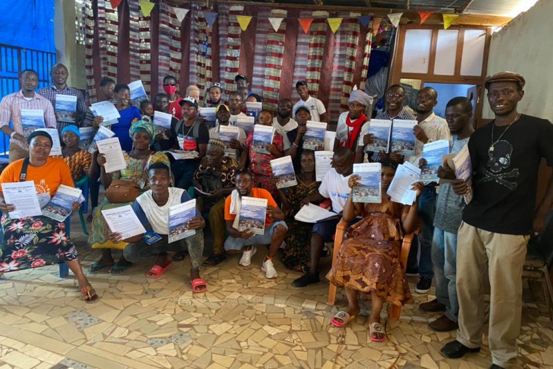 Participants at the training in Freetown