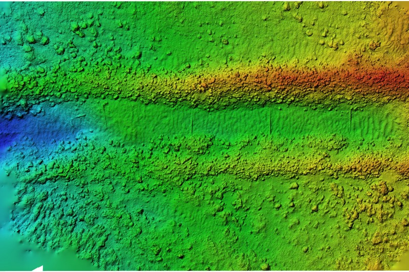 Anchor drag photogrammetry