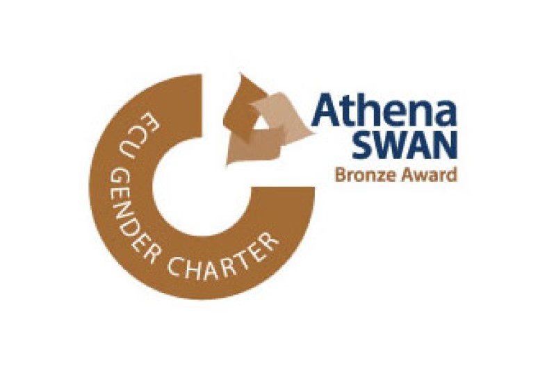 Image of the Athena swan bronze award logo Athena swan bronze award logo