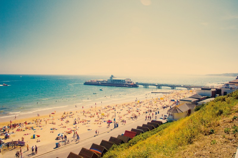 Bournemouth beach pier