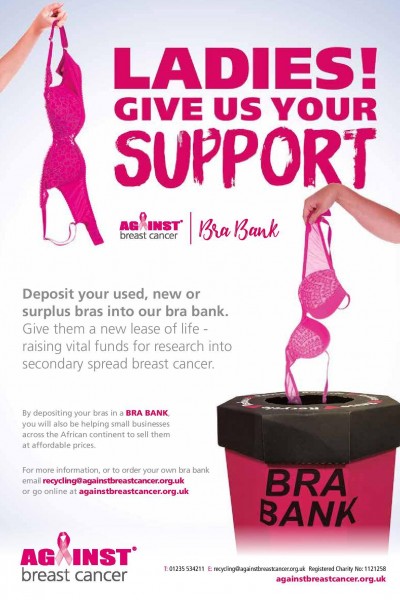 Bra Recycling  This is your sign to recycle your bras ♻️ For every KG of  bras we receive in our U.K. shops we donate to CoppaFeel! to support their  wonderful work