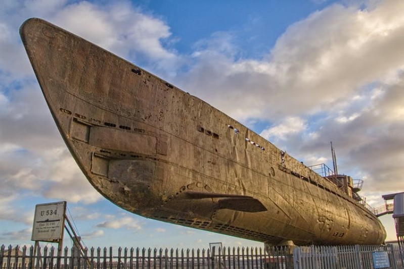 U-534 after the rescue