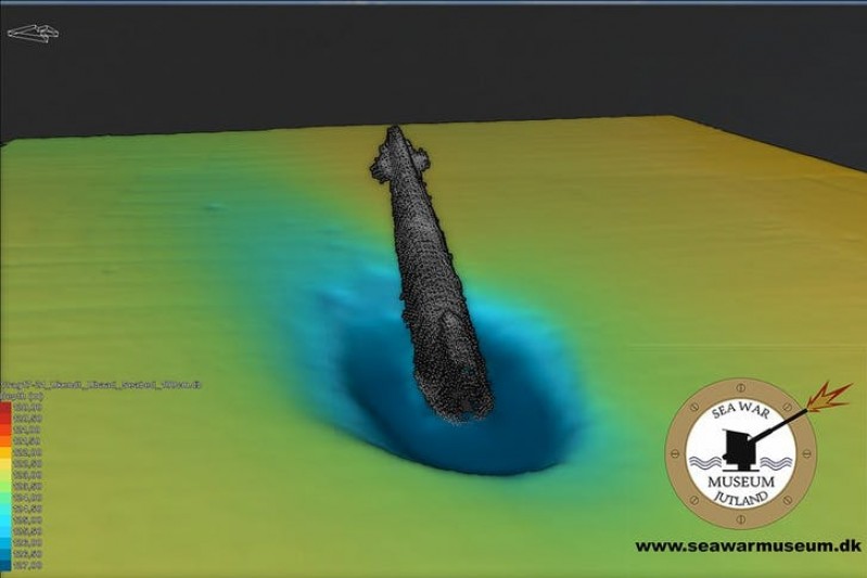 Sea War Museum seabed map Sea War Museum seabed map