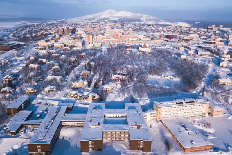 Kiruna, the northernmost town in Sweden. Tsuguliev/Shutterstock.com Kiruna, the northernmost town in Sweden. Tsuguliev/Shutterstock.com