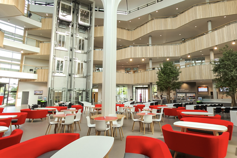 The Fusion Building Atrium The Fusion Building Atrium
