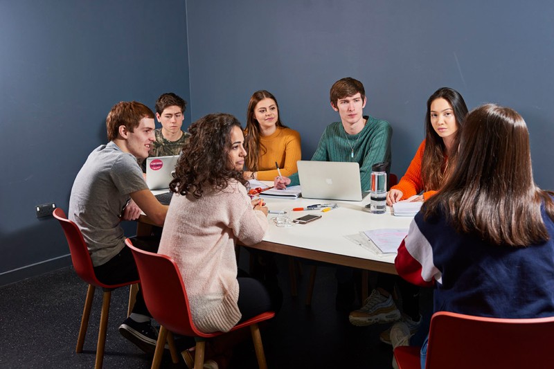 Group work in the Fusion Building