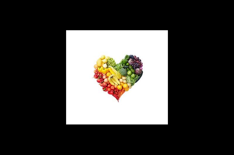 Health & Nutrition week - veggie heart