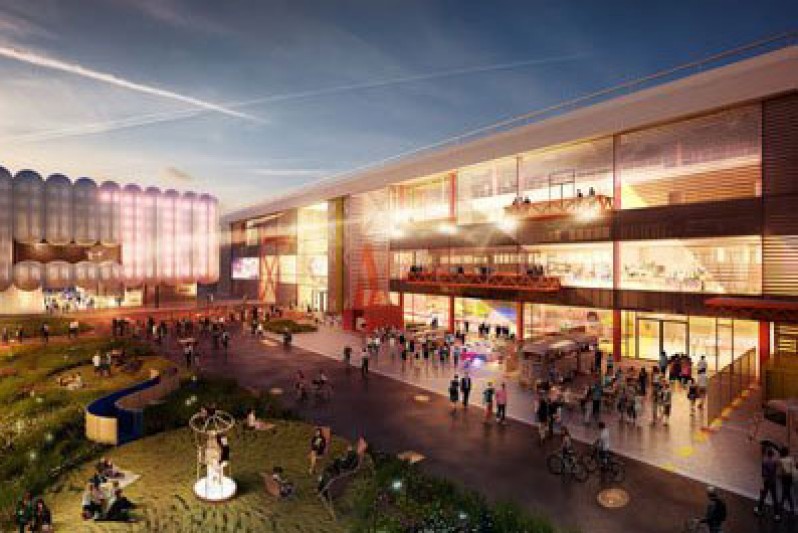Here East, Queen Elizabeth Olympic Park, London. Here East, Queen Elizabeth Olympic Park, London.