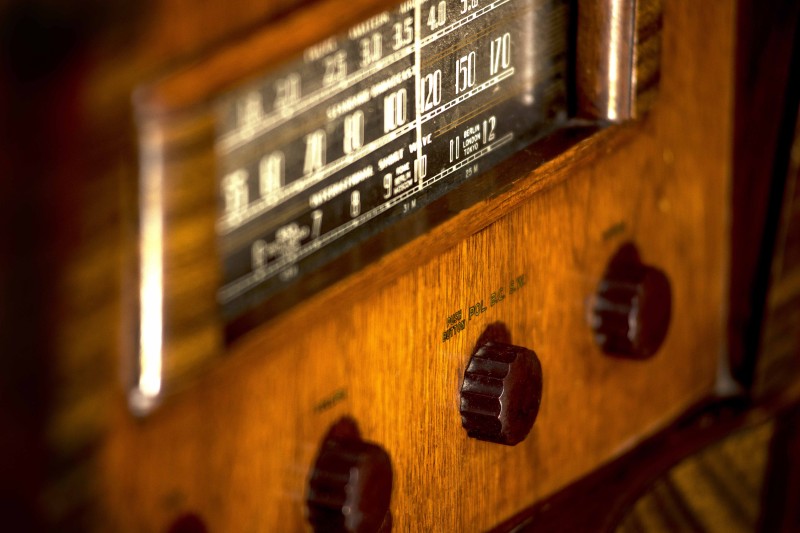 vintage radio set A vintage, 1930s radio set