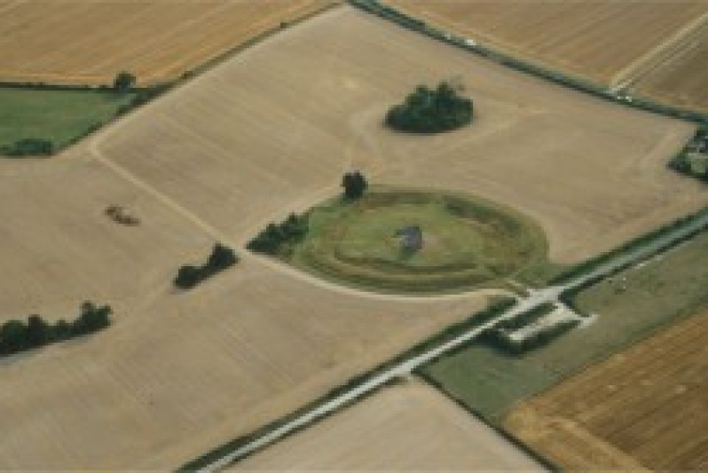 Knowlton Prehistoric Landscape Project aerial