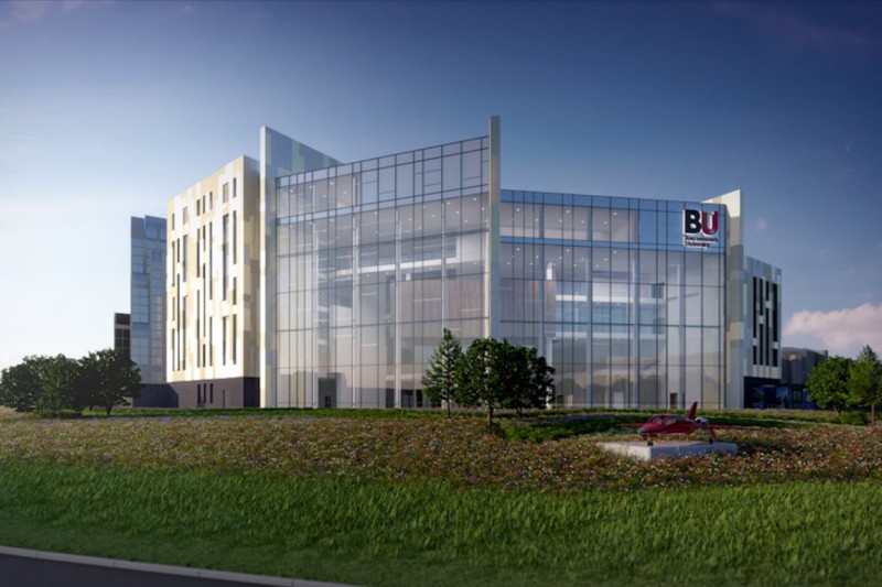 An artist's impression of the exterior of Bournemouth Gateway