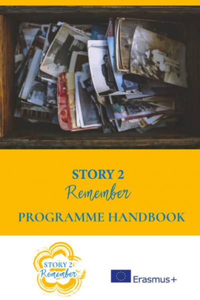 The cover of the Story 2 Remember handbook