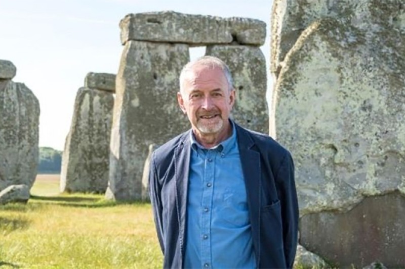 Tim Darvill at Stonehenge